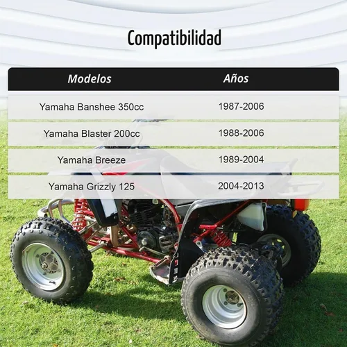 Vista 5 de 2 tuercas de eje trasero para Banshee 350cc Blaster 200cc 1988-2006, Breeze 1989-2004, Grizzly 125 2004-2013 Reemplazar #: 90170-33011