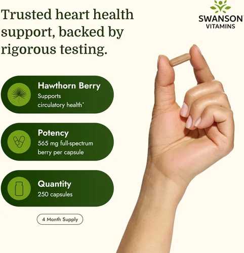 Vista 3 de Swanson Premium Hawthorn bayas 0.019 oz, catidad 250, SW773, paquete de de 1, 1, 1