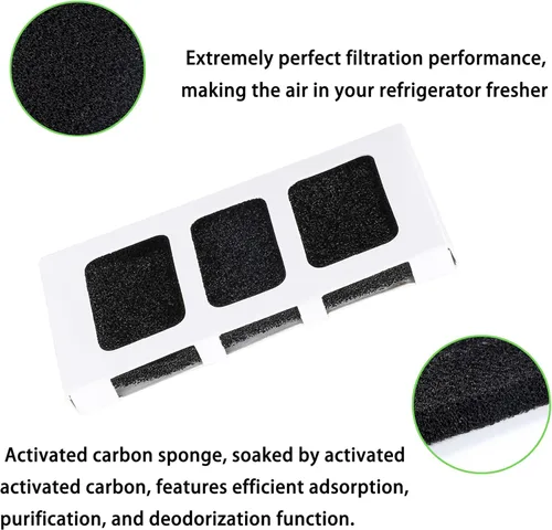 Vista 3 de Paultra2 Filtro de aire para refrigerador de repuesto para Frigidaire FG4H2272UF, FGHB2868TF7, FGHD2368TF8, GRSC2352AF0, PRMC2285AF