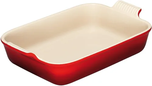 Vista 8 de Fuente de cerámica para el horno, colección Heritage de Le Creuset, Cereza
