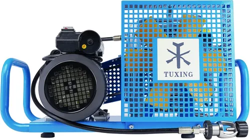 Vista 10 de TUXING Compresor de aire PCP de 4500 psi, 100L/min, 3.5CFM, 110V/60HZ monofásico, estación de llenado de aire de alta presión y sistema de carga