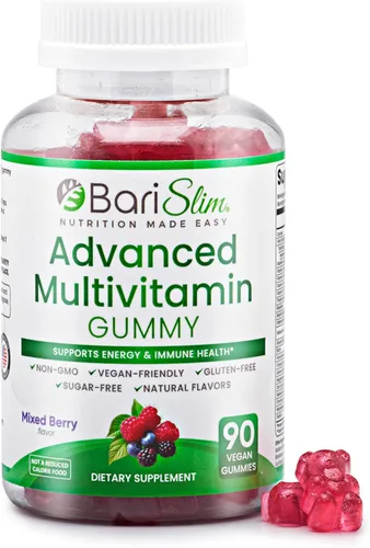 Vista 12 de BariSlim Gomitas multivitamínicas bariátricas avanzadas, vitaminas bariátricas especialmente formuladas para pacientes después de una cirugía