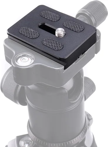 Vista 5 de Fotga PU50 50mm/1.96in Aluminio Arca Swiss Mount Placa de liberación rápida con montaje de tornillo de 1/4 "para cabeza de bola de trípode de cámara