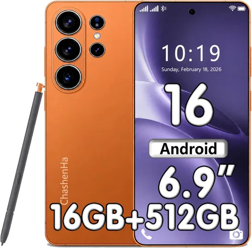 Vista 9 de Teléfono desbloqueado S26U, teléfono celular Android 16, GPS/Face Azul