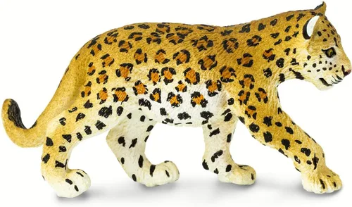 Vista 2 de Safari Ltd. Figura de juguete de cachorro de leopardo, realista, pintada a mano de 3.1 pulgadas, juguete educativo seguro para niños, niñas y niños