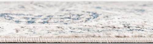 Vista 5 de Unique Loom Nyla Collection - Alfombra de área - Princesa (5 pies 3 pulgadas x 8 pies, rectangular, gris/marfil)