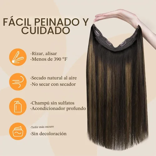 Vista 7 de DOORES Extensiones de cabello humano real
