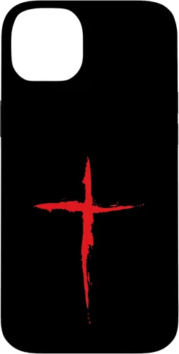 Vista 15 de Funda con Crucifijo de Símbolo Religioso de la Cruz Roja Sangre para iPhone 16