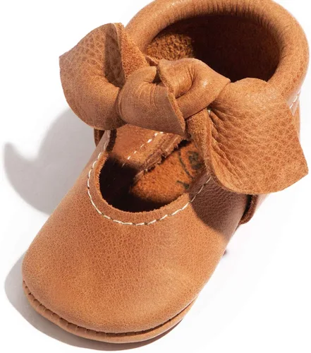 Vista 3 de Freshly Picked - Primer par de zapatos de suela suave - Mocasines con lazo anudado - Zapatos para bebéniño - Varios colores en varios tamaños, Zion