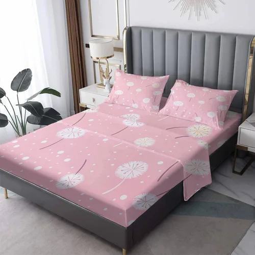 Vista 32 de Juego de sábanas abstractas tamaño individual, sábanas de microfibra suave, bolsillo profundo, sábanas y fundas de almohada estampadas sin arrugas