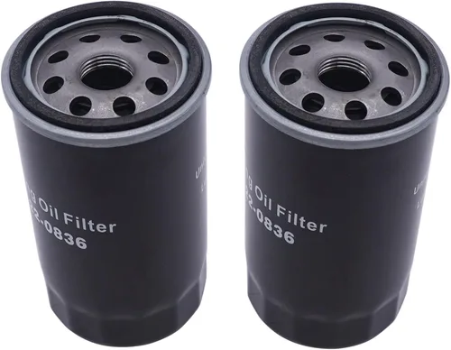 Vista 3 de Filtro de aceite 122-0836 compatible con Cummins Onan RV Generator QG 5500/7000 Series, Onan Generator HGJAC HGJAB HGJAA 2 PCS