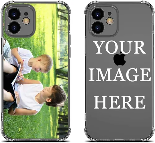 Vista 34 de Funda de teléfono con foto personalizada para iPhone 14 de 6.1 pulgadas, funda de TPU suave personalizada con absorción de golpes para iPhone 14