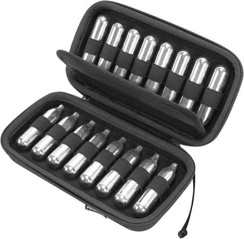 Vista 9 de Estuche de almacenamiento de cartuchos CO2 RAIACE compatible con Crosman 丨Umarexss丨Leland de 12 gramos y 8 gramos.