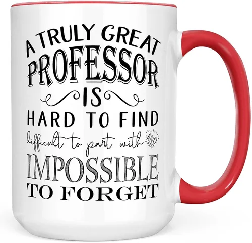 Vista 17 de Sweet & Salty Regalos de agradecimiento para profesores universitarios – A Truly Great Professor is Hard to Find Taza de café, el mejor regalo