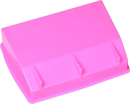 Vista 2 de NY Cake Designer Purse Cake Kit Silicone Baking Mold, 8 1/4" x 5 3/4" x 2", Pink