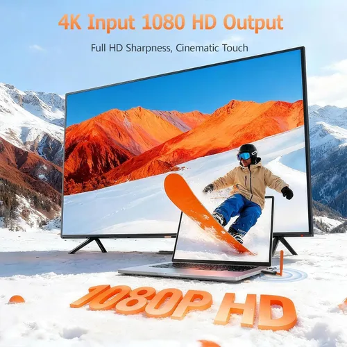 Vista 3 de Transmisor HDMI inalámbrico y 3 receptores, gechtech 656FT/200M de largo alcance, 5.8G, decodificación 4K 1080P salida HD, extensor HDMI estable