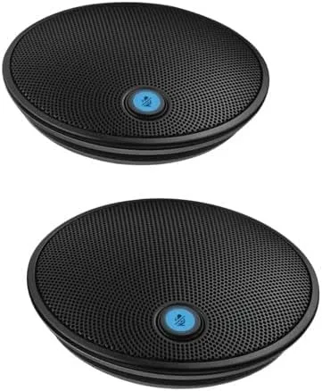 Vista 2 de Logitech micrófonos de expansión de grupo para conferencias de audio y Video (989-000171)., Negro