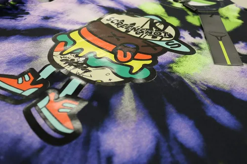 Vista 2 de Screenshot - Sudadera de forro polar con cuello redondo para hombre, estilo urbano de hip hop, sin botones F11080-neón