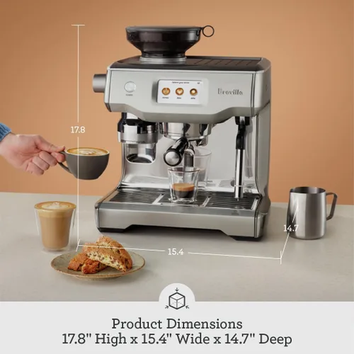 Vista 3 de Breville BES990BTR Oracle Touch - Máquina de café expreso, trufa negra