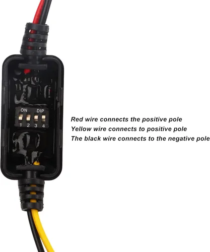 Vista 2 de Acouto Controlador estroboscópico de luz de freno, módulo de intermitente automático para coche, 4 unidades DC9‑26V, controlador estroboscópico LED