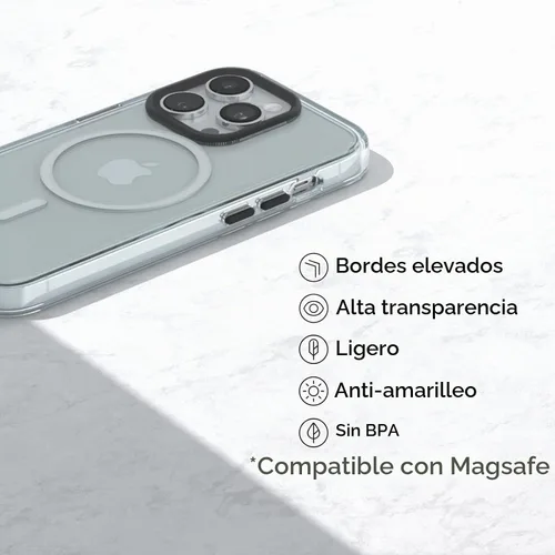 Vista 6 de RhinoShield Funda transparente compatible MagSafe para iPhone 13 Pro Max