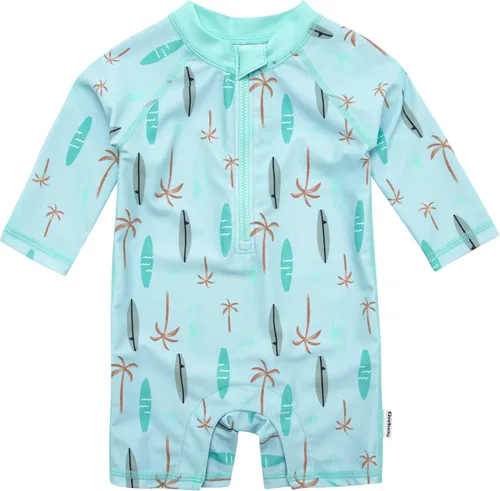 Vista 11 de Gerber Traje de baño de protección solar de manga larga para bebés y niños pequeños Azul (Blue Anchor)