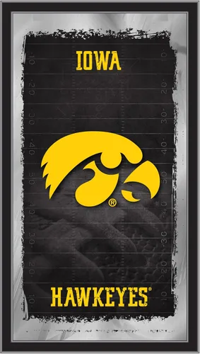 Vista 82 de Espejo de fútbol Appalachian State de 15" x 26" por Holland Bar Stool Company Appalachian State University