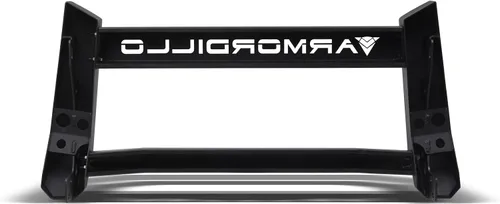 Vista 3 de Armordillo BR1 Bull Bar compatible con Chevy Silverado 2500 HD/3500 HD 2020-2023 8722381 Negro mate Protector de parachoques de acero BR1 Bull