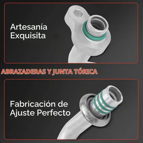 Vista 3 de A-Premium Conjunto de manguera de succión A/C compatible con Mazda 2