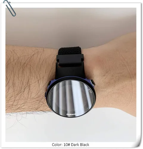 Vista 5 de Correa compatible con Garmin Forerunner 45/45S Watch Band Nylon Accesorios de repuesto