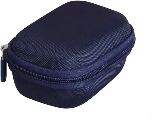 Vista 4 de Hermitshell Estuche rígido de viaje para JBL Vibe Beam, auriculares inalámbricos con sonido JBL Deep Bass (azul)