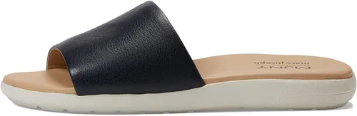 Vista 9 de Marc Joseph New York Sandalias planas de cuero genuino para mujer, puntera abierta, sin espalda, cómodas, ligeras, suela de EVA, a la moda, sin