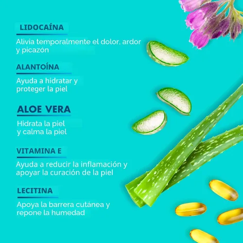 Vista 3 de Ebanel crema anestésica de lidocaína tópica 5%, paquete de 2 unidades de crema para alivio del dolor, quemaduras, picazón y entumecimiento, crema