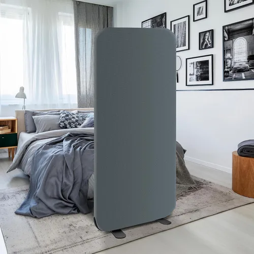 Vista 12 de DECOLAB Standing Room Divider, Space Privacy Partition 29"x65", Aqua
