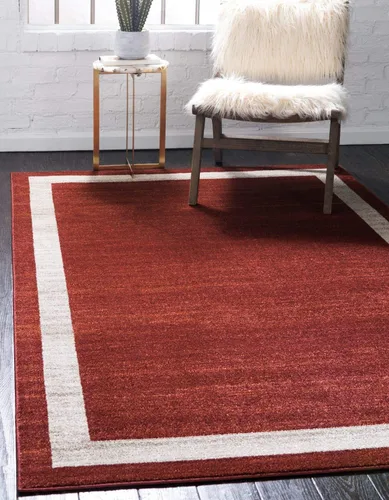 Vista 18 de Alfombra Unique Loom colección Del Mar - Maria (2,16 m x 3,05 m, Rectangular, Azul marino/ Marfil)