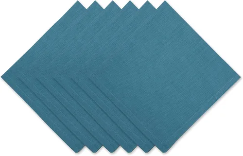 Vista 35 de DII - Juego de servilletas de colección sólida, 20x20 pulgadas, Azul ancla, 6