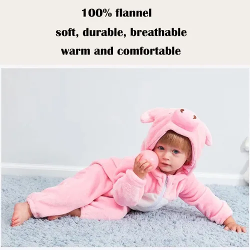 Vista 5 de Disfraz de bebé de Halloween para niños pequeños, rómper, mameluco para niños o niñas, ropa de animales, de 2 a 36 meses