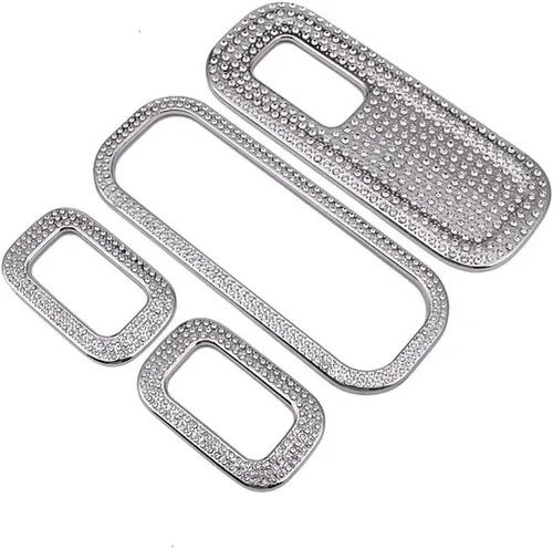 Vista 7 de Accesorios brillantes para Mercedes Benz 2019-2024 Clase A B CLA GLA GLB apliques de diamantes de imitación
