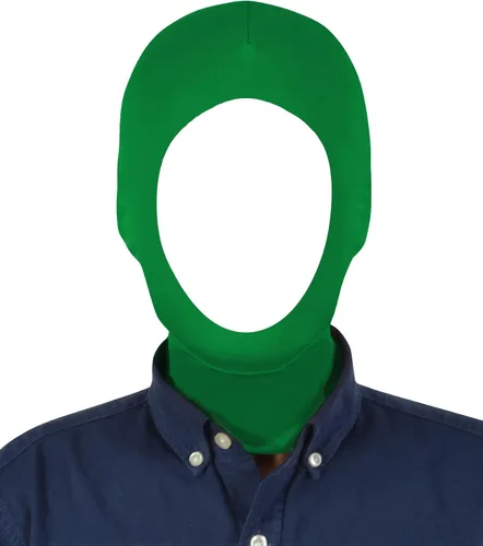 Vista 20 de Máscara unisex con capucha Zentai abierta para fiestas de disfraces