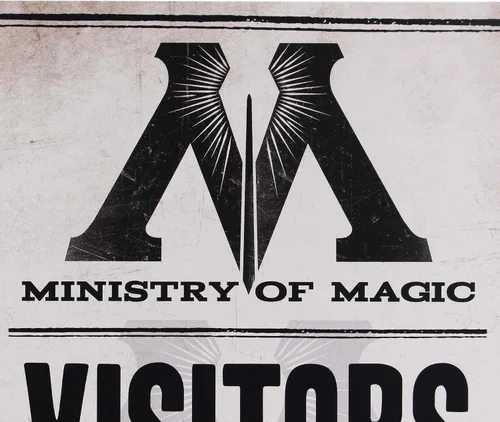 Vista 3 de Cartel de hojalata pequeño - Harry Potter (Ministry Of Magic)