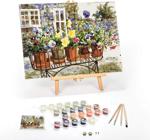 Vista 48 de Ledgebay Kit de Pintura por Números DIY para Adultos, Lienzo Enmarcado para Principiantes a Avanzados, Kit de Pintura por Números, los Kits Incluyen