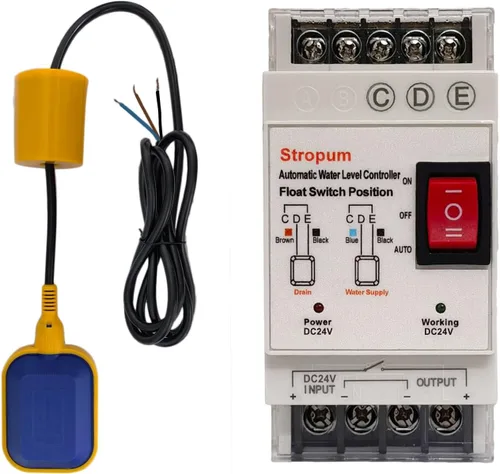 Vista 8 de Controlador de interruptor de flotador de bomba de sumidero DC12V, control automático de nivel de agua, relé detector de sensor de nivel de líquido