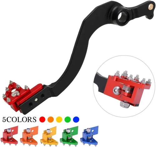 Vista 2 de JFG RACING Palanca de pedal de freno trasero plegable para motocicleta CNC para CRF250R 2004-2024 CRF450R 2005-2024 CRF450RX 2017-2024 CRF250RX