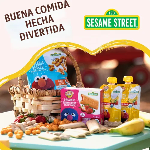 Vista 7 de Earth's Best Snacks orgánicos de sésamo para niños pequeños, soplos vegetales, cheddar, 1.55 onzas (paquete de 4)