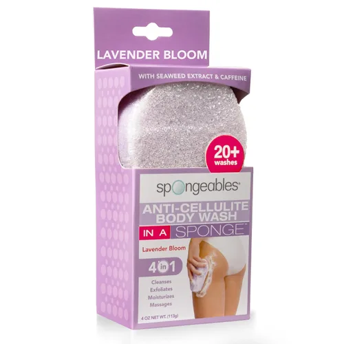 Vista 23 de Spongeables Anti-Cellulite Body Wash in a Sponge, Moisturizer and Exfoliator, 20+ Washes