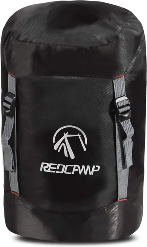 Vista 9 de REDCAMP Saco de compresión para saco de dormir, Negro M, L, XL y XXL, ideal para mochileros y camping