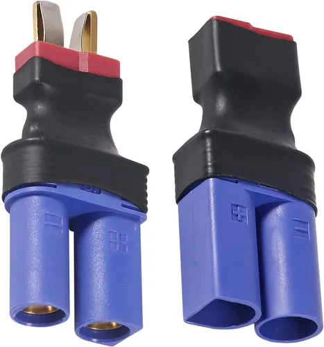 Vista 7 de 4 unids EC5 a T-Plug Deans Estilo Macho Hembra RC Adaptador EC5 Macho a T-Plug Hembra, EC5 Hembra a T-Plug Macho para RC Lipo Batería