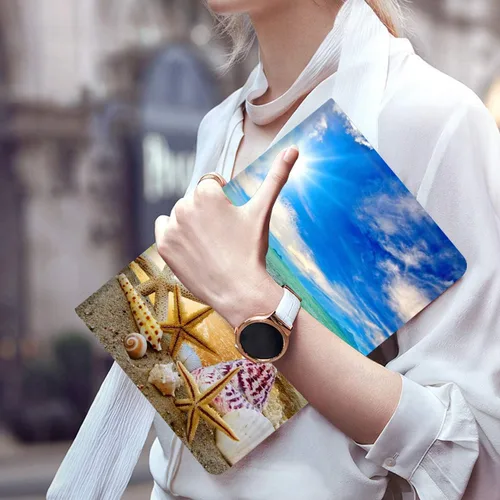 Vista 7 de Funda para todas las tabletas Amazon Kindle Fire 7 (9ª/7ª/5ª generación, versión 2019/2017/2015), funda inteligente con soporte deslizante