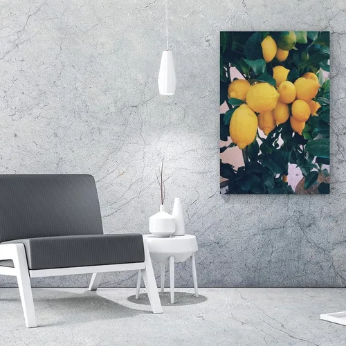 Vista 4 de Arte de pared de frutas, árbol de limón, fruta, naturaleza, lienzo impreso, póster para decoración de pared, arte de pared, pintura en lienzo