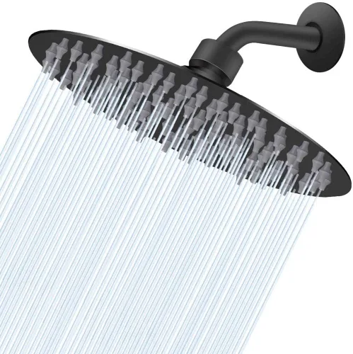 Vista 18 de NearMoon Cabezal de ducha de lluvia, diseño ultrafino - aumento de presión, experiencia impresionante, cabezal de lluvia de acero inoxidable de alto